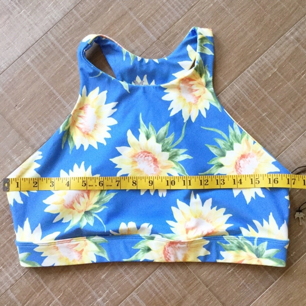NWT Show Me Your Mumu Arc Sports Bra Sunflowers XL - Picture 4 of 8